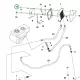 Husqvarna csavar M6x12 hidraulikaszivattyú P 524 riderhez robbantott ábra