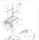 Husqvarna burkolatcsavar M8x20 P 524X, P 524X EFI, P 524 riderhez robbantott ábra