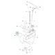 Husqvarna csavar M8x45 P 524X riderhez robbantott ábra