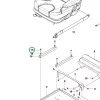 Husqvarna ülés csavar P 520DX, P 525DX, P 535HX riderhez robbantott ábra