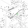 Husqvarna csavar M10x35 8.8 vágóasztal emelés R 418TsX AWD riderhez robbantott ábra