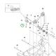 Husqvarna vágóasztal csavar M12x60 RC 318T, RC 320Ts AWD riderhez robbantott ábra