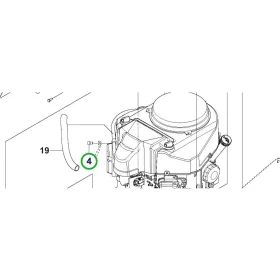 Husqvarna imbuszcsavar M8x12 motor R 318X, R 316TX AWD riderhez robbantott ábra