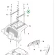 Husqvarna burkolatcsavar M8x25 P 524X, P 524X EFI riderhez robbantott ábra