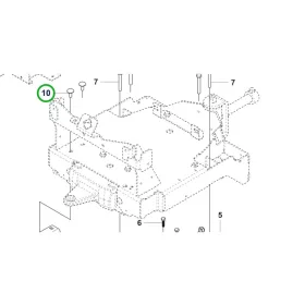 Husqvarna csavar M8x20 hajtáshoz R 112iC, RC 318T, FM 410i riderhez robbantott ábra