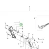 Husqvarna markolat alátét 5.3x15x1.2 356BTx lombfúvóhoz robbantott ábra