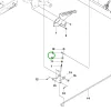 Husqvarna alátét R 214C, R 214TC, R 316TX, P 525DX riderhez robbantott ábra