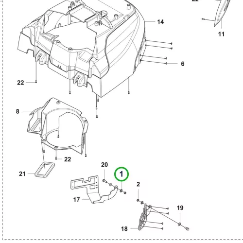 Husqvarna alátét hajtás 12. pozíció P 524X, P 525D, P 525DX riderhez robbantott ábra