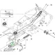 Husqvarna golyóscsapágy 6010 2RS1 kormányhoz R 214TC, R 318X riderhez robbantott ábra
