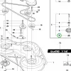 Husqvarna golyóscsapágy 6205 2RS1 Combi 112 P 524 riderhez robbantott ábra