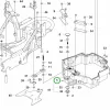 Husqvarna zsírzógomb P 524, P 524X, P 525D riderhez robbantott ábra