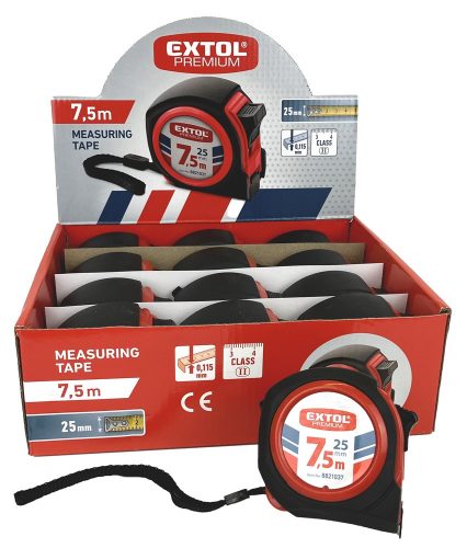 Mérőszalag 7,5m×25mm