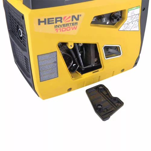 HERON benzinmotoros áramfejlesztő; 1 kVA; 230 V; digitális szabályzású