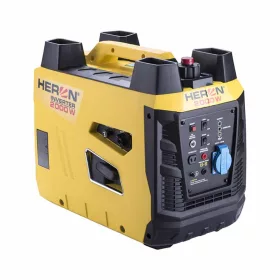   HERON benzinmotoros áramfejlesztő; 2 kVA; 230 V; digitális szabályzású