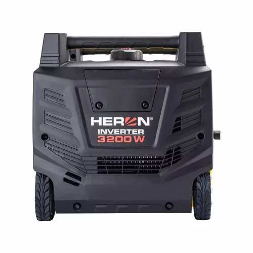 HERON benzinmotoros áramfejlesztő, kézi indítás, 3,0 kVA, 230V, 1 fázisú, inverteres
