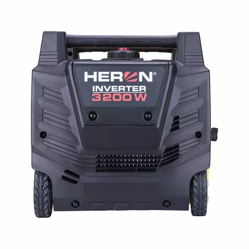 HERON benzinmotoros áramfejlesztő, táv- és önindítóval 3,0 kVA, 230V, 1 fázisú, inverteres