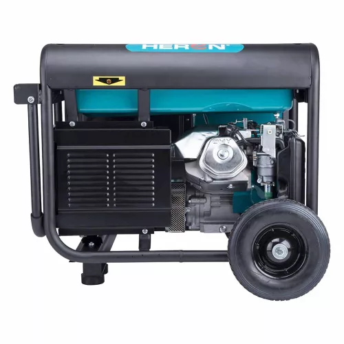HERON benzinmotoros áramfejlesztő; 5,5 kVA; 230 V 
