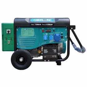   HERON 421 GREEN távindítással felszerelt áramfejlesztő; 6,8 kVA; 230 V
