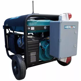   HERON 421 GREY + vészhelyzeti áramfejlesztő; kommunikációs modullal; 6,8 kVA; 230 V; 3 fáziú hálózatba köthető 