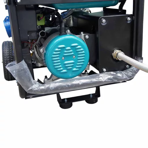 HERON 421 GREY + vészhelyzeti áramfejlesztő; kommunikációs modullal; 6,8 kVA; 230 V; 3 fáziú hálózatba köthető 