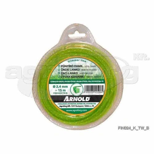 Arnold szögletes, alumínium damil Ø2,4 mm 15 m