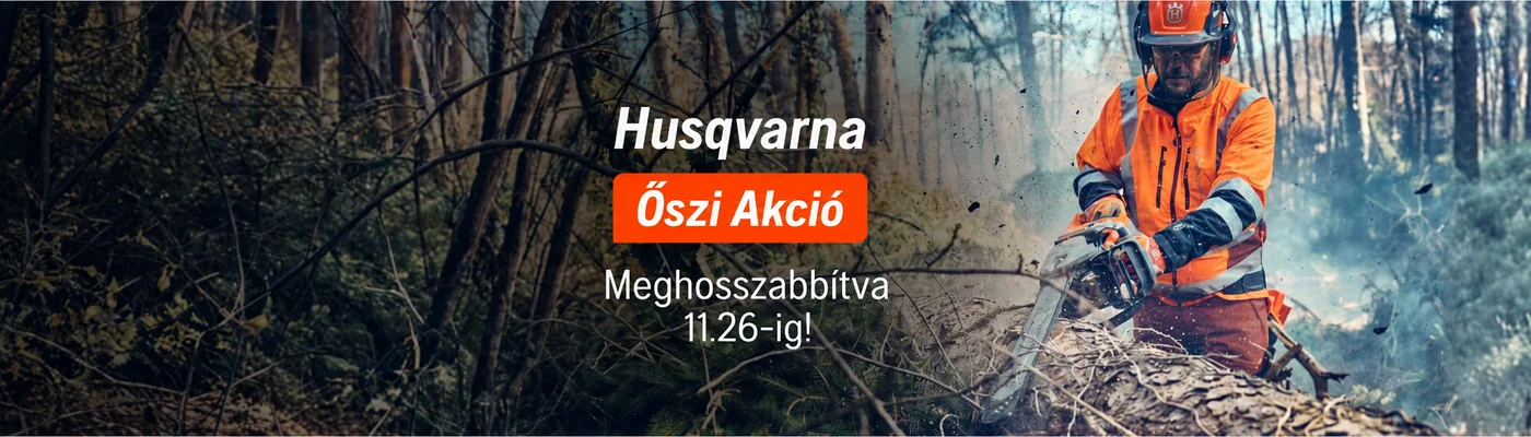 Meghosszabbították a Husqvarna őszi akciót: november 26-ig jár az ajándék