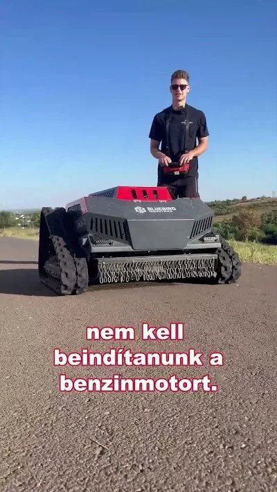 Bluebird FM 24-70 távirányítós magasgazvágó a Mátra-Agro saját videójában